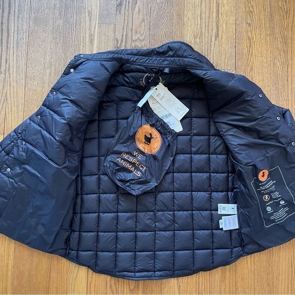 NEW Save the Duck Men's Lightweight Packable Puffer Jacket Black Medium NWT - Picture 3 of 8